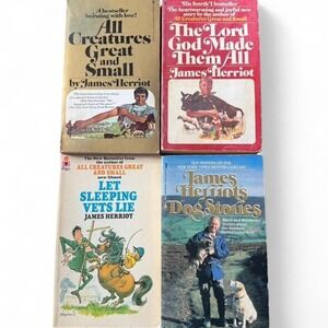 All Creatures Great and Small Vintage Paperback Books James Herriot